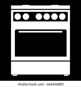 Kitchen stove   icon .