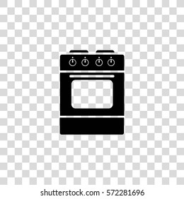 Kitchen Stove With Oven Vector Icon