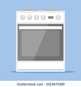 Kitchen stove vector illustration isolated