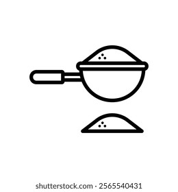 kitchen strainer icon vector design template simple and clean