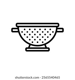 kitchen strainer icon vector design template simple and clean