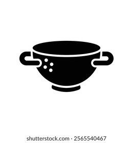 kitchen strainer icon vector design template simple and clean