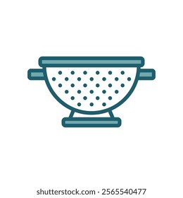 kitchen strainer icon vector design template simple and clean