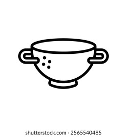 kitchen strainer icon vector design template simple and clean