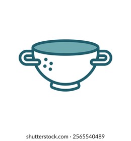 kitchen strainer icon vector design template simple and clean