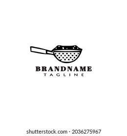kitchen strainer logo icon modern vector concept