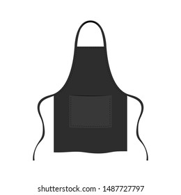 Kitchen stylish apron vector design illustration isolated on white background