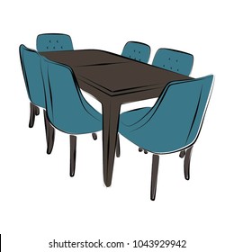 kitchen table and chairs