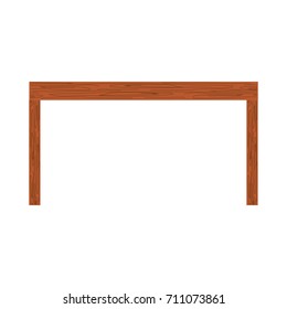 kitchen table vector illustration