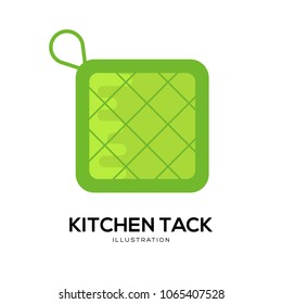  kitchen tack vector illustration symbol object. Flat icon style concept design
