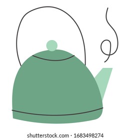 kitchen teapot ceramic utensil icon vector illustration design