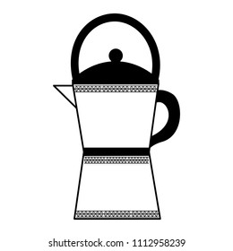 kitchen teapot isolated icon