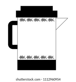 kitchen teapot isolated icon