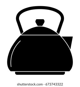 kitchen teapot isolated icon