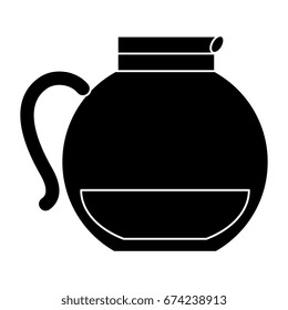 kitchen teapot isolated icon