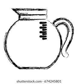 kitchen teapot isolated icon