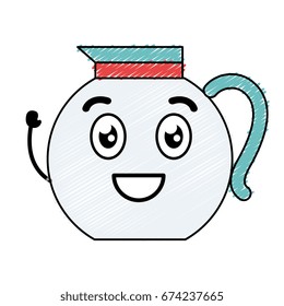 kitchen teapot kawai character