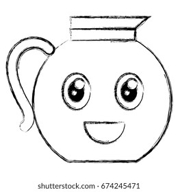 kitchen teapot kawai character