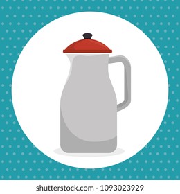 kitchen teapot utensil icon