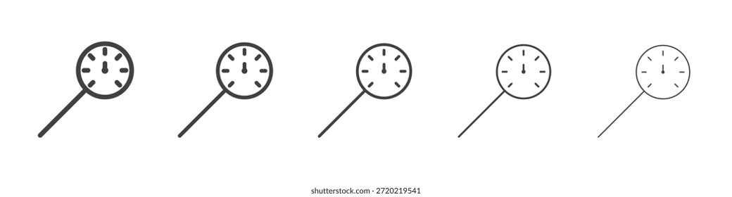 Diseño del icono del termómetro de cocina, logotipo, App, UI. Ilustración vectorial, EPS