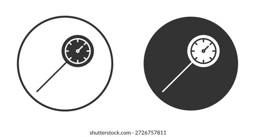 Kitchen thermometer icon silhouette shape graphic simple plain clipart symbols