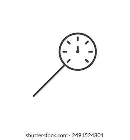 Kitchen thermometer icon symbol design collection