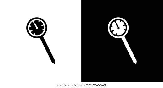 Termómetro de cocina icono de Vector elemento de diseño Vector eps 10