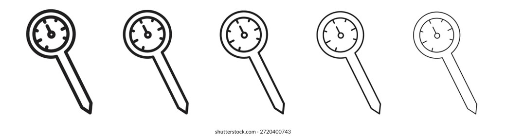 Termómetro de cocina icono de Vector elemento de diseño Vector eps 10