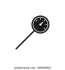  kitchen thermometer icon - vector illustration 