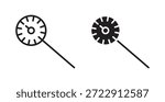 Kitchen thermometer icon for web and app. vector illustration eps