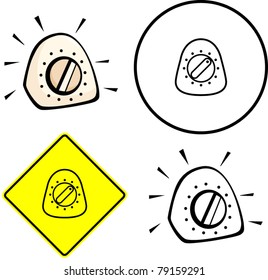 kitchen timer illustration sign and symbol