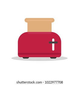Kitchen toaster icon. Vector illustration.