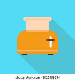 Kitchen toaster icon. Vector illustration.