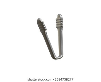 kitchen tong icon 3d illustration render