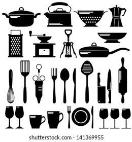 Kitchen Tool Collection, Vector Set