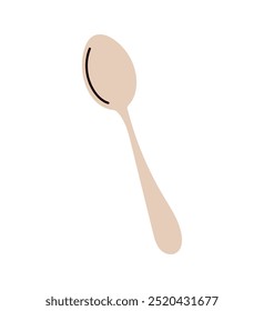 Herramienta de cocina, cuchara de cocina, cuchillo de mesa, cucharada, utensilios culinarios, utensilios de cocina, cuchara de metal y tenedor de acero, vista superior de cubiertos, herramientas de comer aisladas sobre fondo blanco Ilustración vectorial plana.