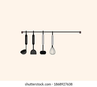Kitchen tool flat icon, Vector Illustration
