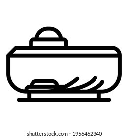 Kitchen tool icon. Outline kitchen tool vector icon for web design isolated on white background
