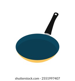 Kitchen Tool Vector Illustration - Frying Pan