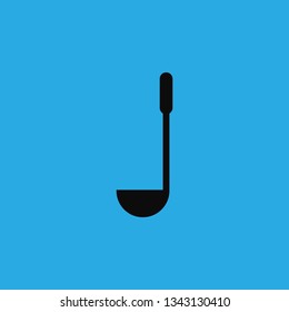 kitchen tools big spoon icon vector
