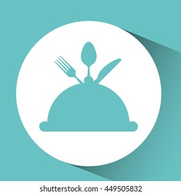 kitchen tools food Cookware cloche isolated, vector illustration