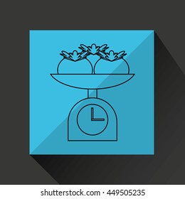 kitchen tools food Cookware isolated, vector illustration