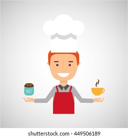 kitchen tools food Cookware isolated, vector illustration