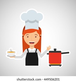 kitchen tools food Cookware isolated, vector illustration