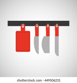 kitchen tools food Cookware isolated, vector illustration