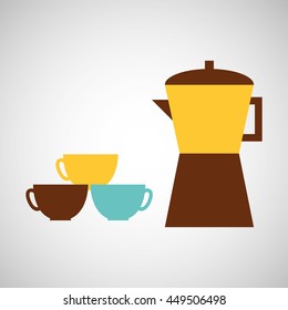 kitchen tools food Cookware isolated, vector illustration