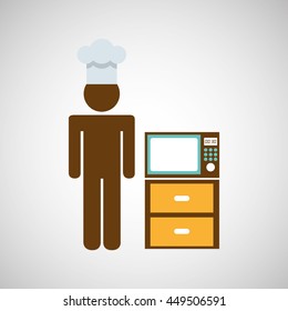 kitchen tools food Cookware isolated, vector illustration