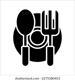 kitchen tools icon on white background