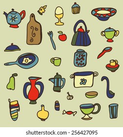 kitchen tools pattern