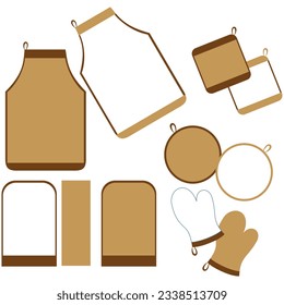 Kitchen tools set.Collection of kitchen utensils icons with knife, spoon, fork, scab, cup, kettle, grater, rotating pin, cutting board, cutlery. Cooking food and kitchen utensils.Household in flat car